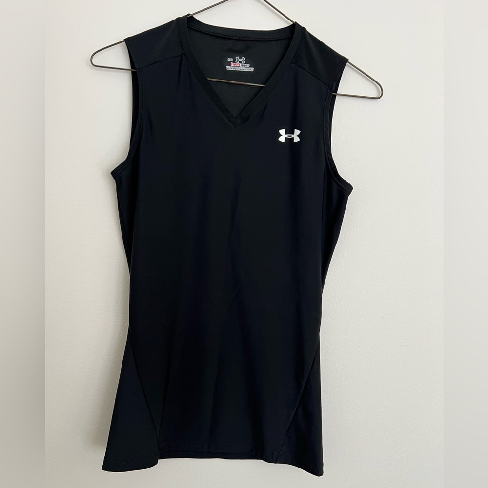 Under Armour Fitted Black Tank